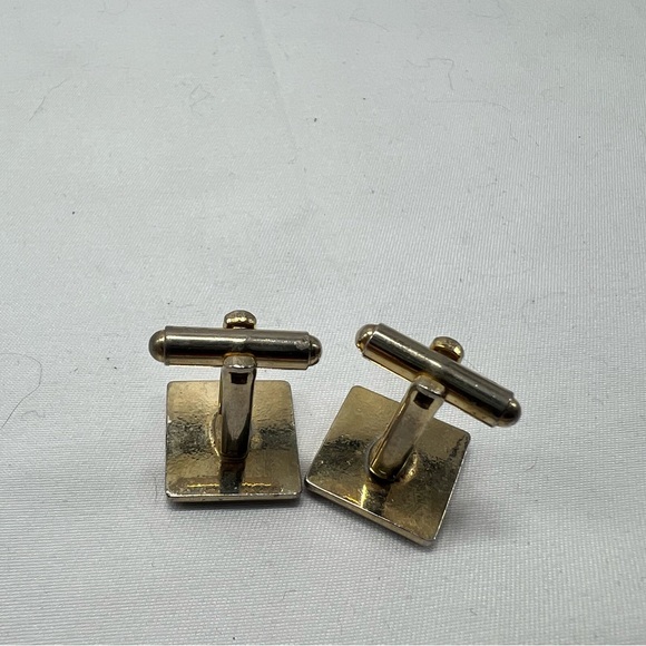 Square mother of pearl cuff links - Picture 2 of 3